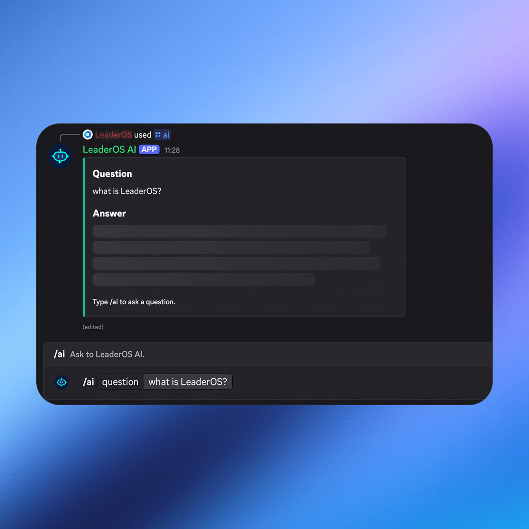 LeaderOS AI Discord Integration