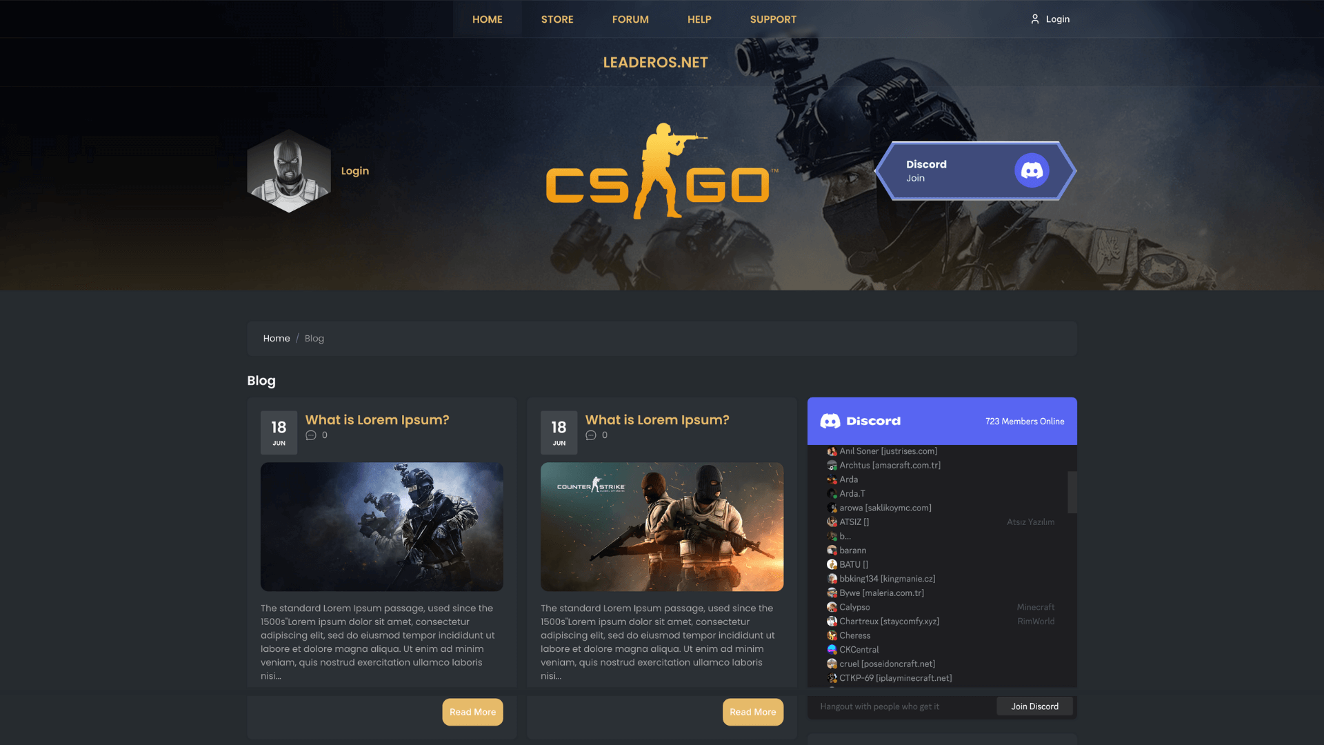 LeaderOS Mercury Theme