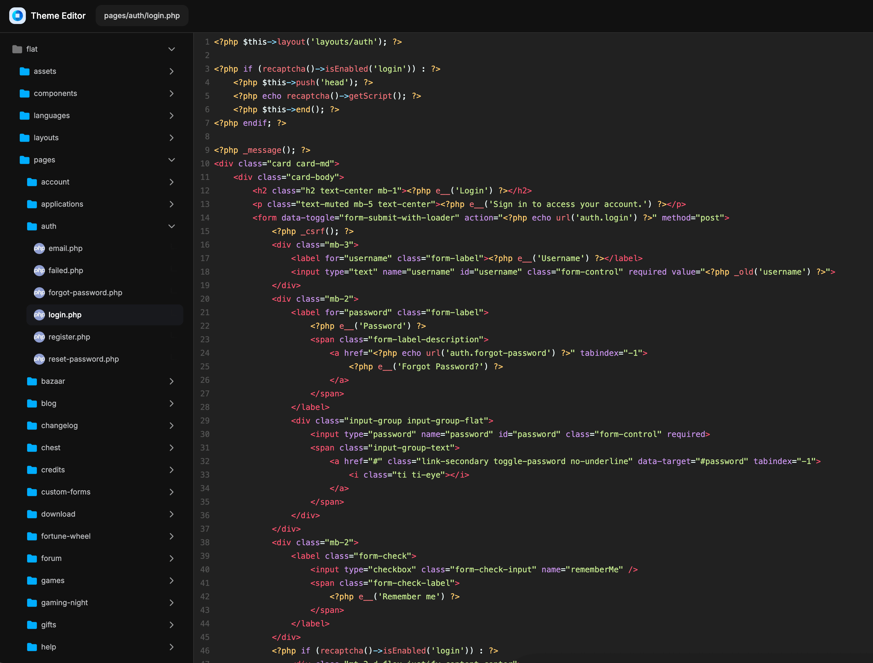 LeaderOS Theme Editor
