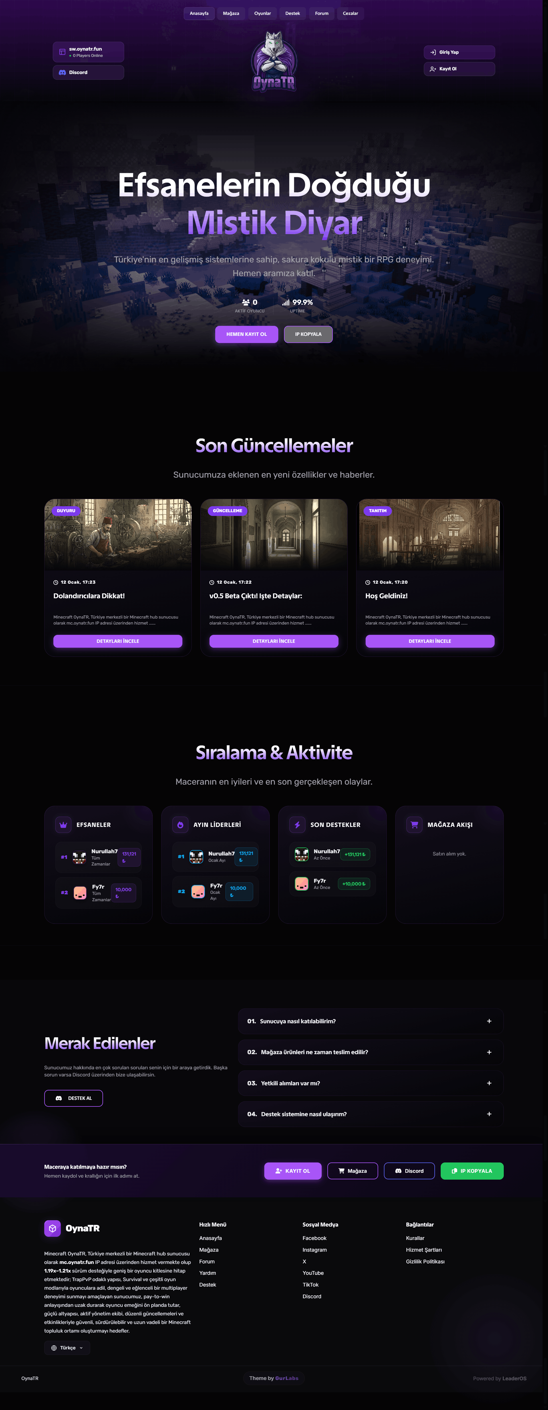 LeaderOS OynaTR Theme